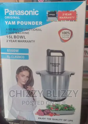 Panasonic 15 Litres Stainless Steel Yam Pounder 8500w