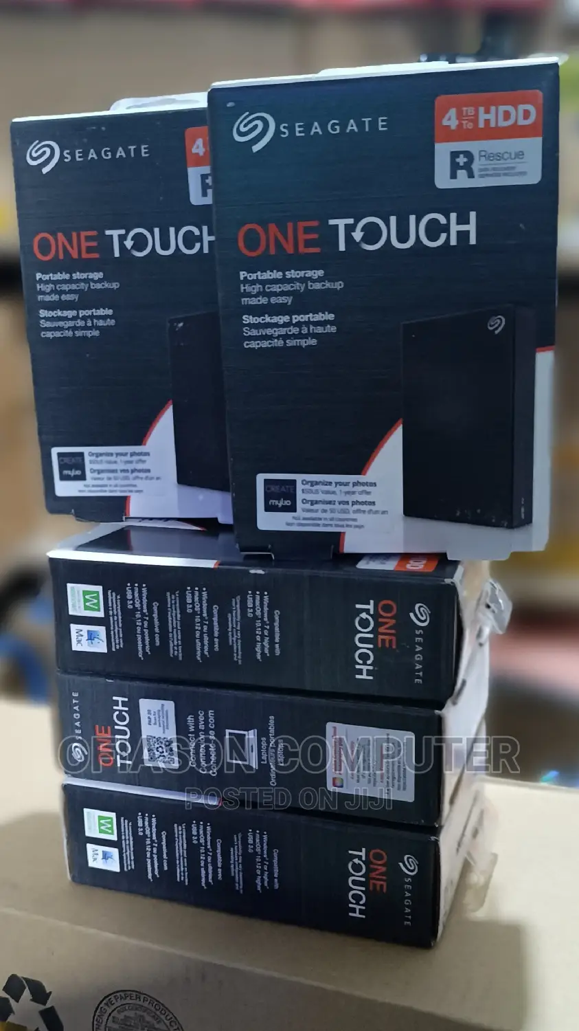 Seagate 4tb One Touch Portable Storage