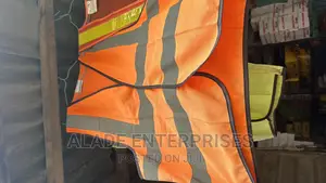 Reflective Jacket Yellow/Green/Orange Strips