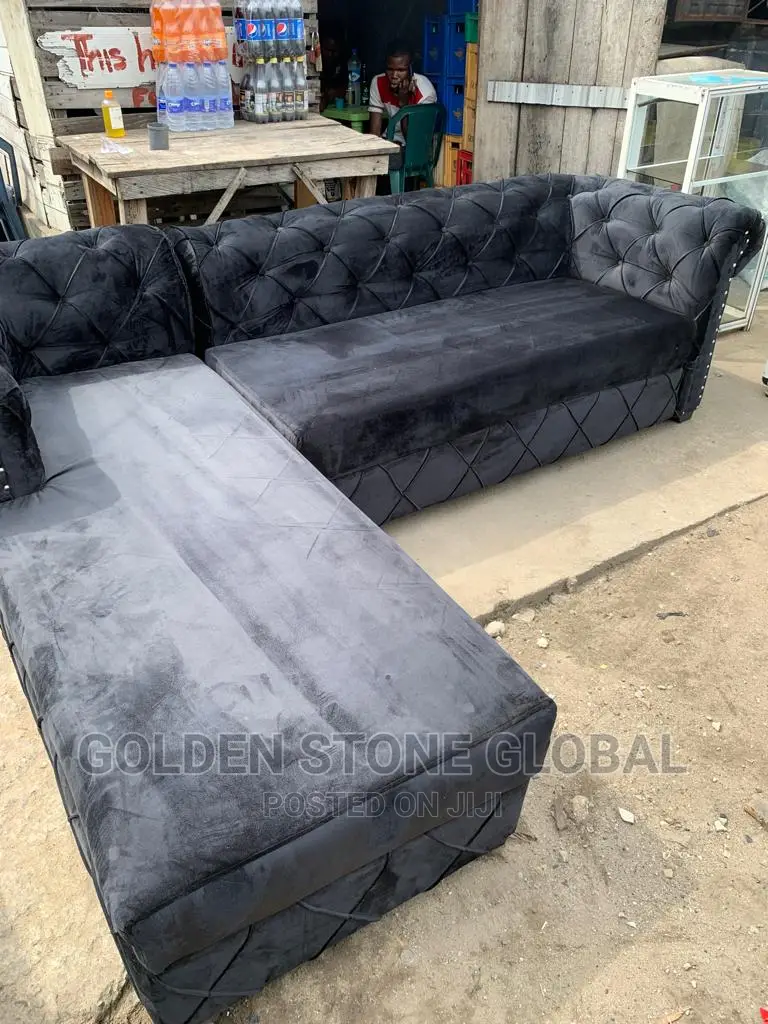 Opulent l'Shape Sofa Couch.