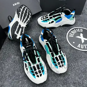 *Amiri Bone Runner Low Top Sneakers