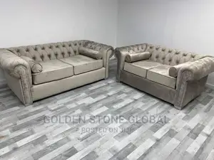 Quality 6 Seater Living Room Fabric Made Sofa Chair.