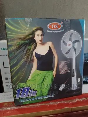 Classic 18-Ox/ Standing Fan Rechargeable/ Battery Indicator