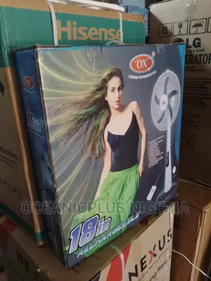 Top Selling Ox-18 Rechargeable Standing Fan | USB Function