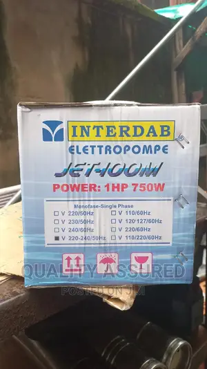 1hp Interdab Surface Pump With Thermostat