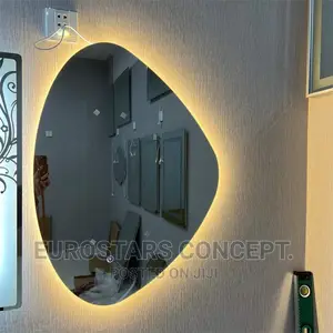 Shape Less Mirror With 3 Colours Sensor Lights