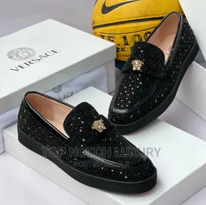 Versace Men Luxury Designer Flat Shoe