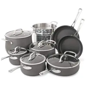 Cuisinart 13-Piece Hard Anodized Contour-Stainless-Steel Set