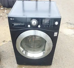 Black LG 9kg Washing Machine Wash and Dry [Inverter Drive]