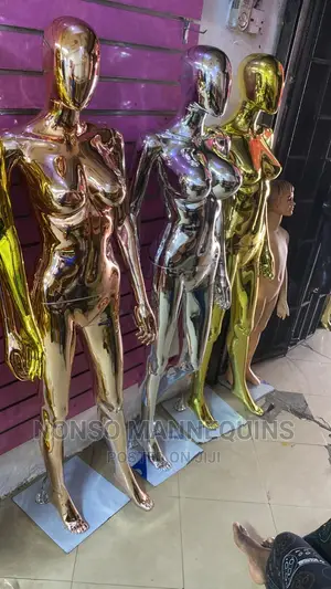 All Types Of Female Luxury Chrome Mannequin For Display