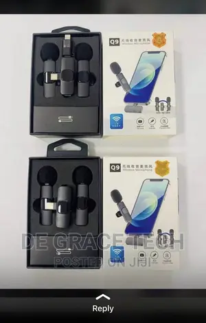 Microphone Mic Plug Play USB Type C Ios Wireless -2in 1