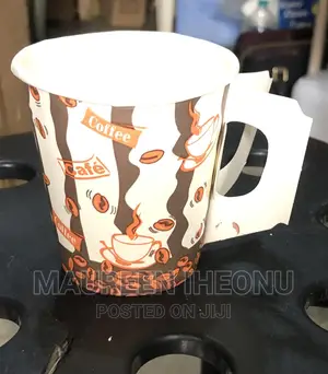 Paper Coffee Cup With a Handle- A Pack of 50pcs