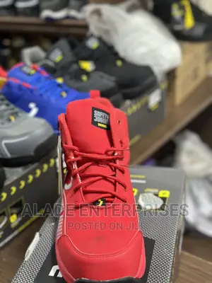 Milos S1p Mid Safety Jogger Boot Red