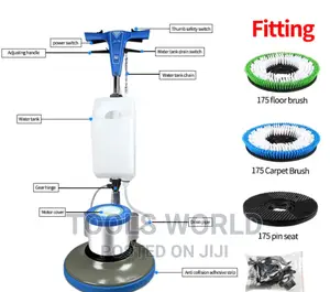Commercial Floor Polisher Scrubber Machine 17"