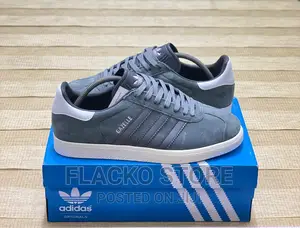 Original Adidas Gazelle Low Grey Sneakers