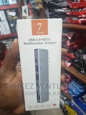 Usb Double Type C 7port Multifuction Adapter