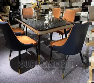 Luxury Foreign Marble Dinning Set.