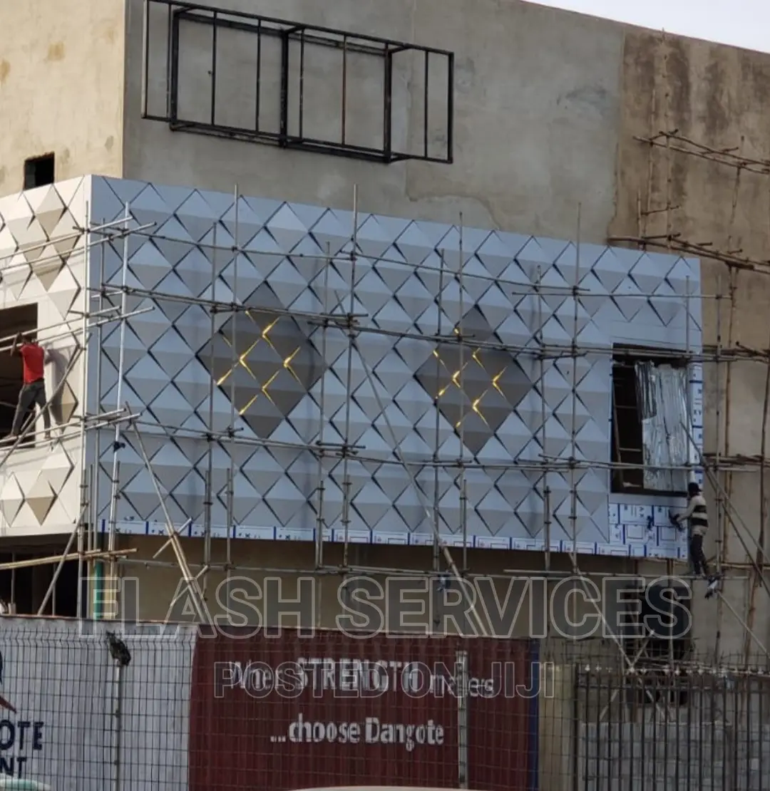 Wall Cladding / Aluco Board Clad/ 3d Cladding