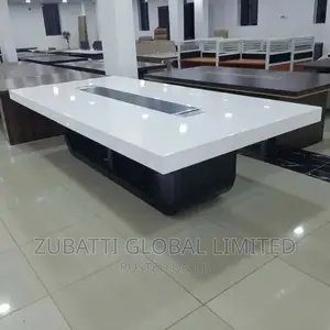 3 Meters White Conference Table