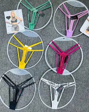 6 Beautiful Harness G-String Panties