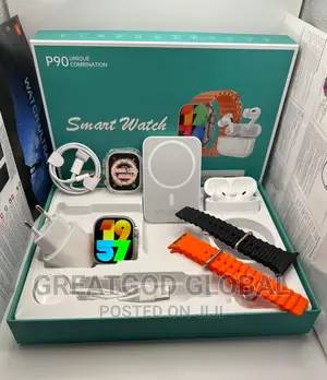 6 in 1 P90 Unique Combinations, Ultra 8 Smartwatch