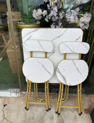 Foldable Table and 2 Foldable Chairs .