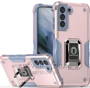 Galaxy S21 FE 5G Case, Metal Ring Magnet Protective Case Cov