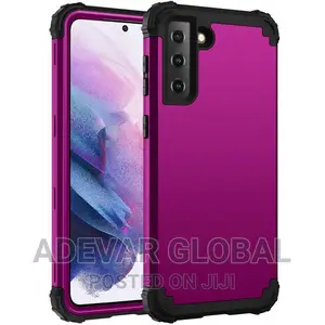 Galaxy S21 FE 5G Case Hybrid Hard Rugged 3in1 Pouch Soft Tpu