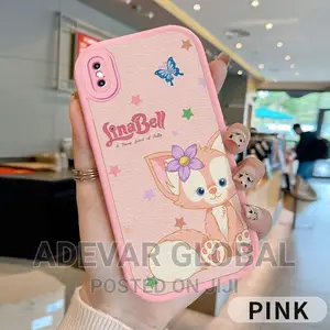 Cartoon Lina Beier Lambskin Phone Case for iPhone XS Max