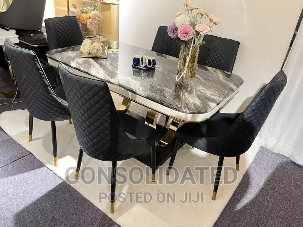 Unique Marble Dining Set