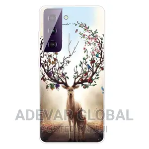 Samsung Galaxy S21+ 5G Shockproof Painted Transparent TPU