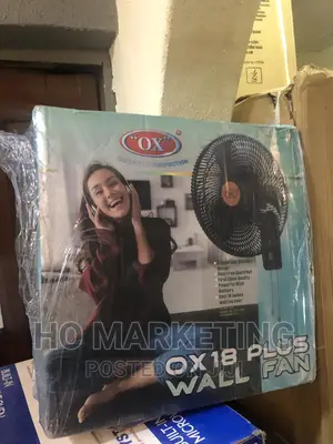 Ox Wall Fan -(Rust Free Guard Net)