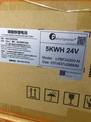 5kwh 24v Felicity Lithium Ion Battery