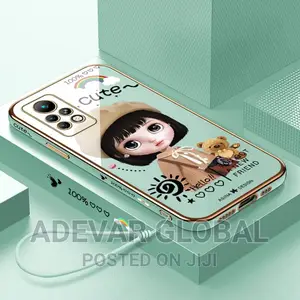 Infinix Note 11 Pro Case Soft Hat Girl Phone Back Cover Pouc