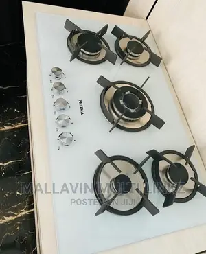 5 Burner White Table Top Gas Cooker