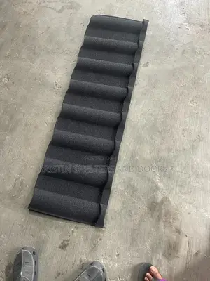 Pure Black Milano Stone Coated Roofing Sheet