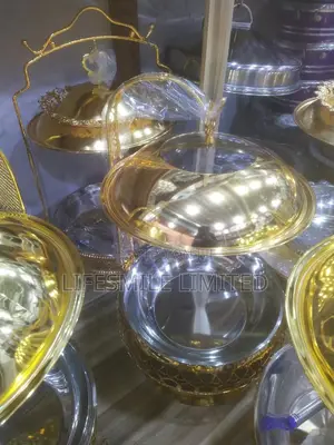 Gold Chaffing Dishes With Hanging