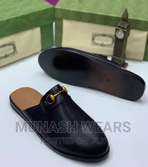 Gucci Leather Half Shoes