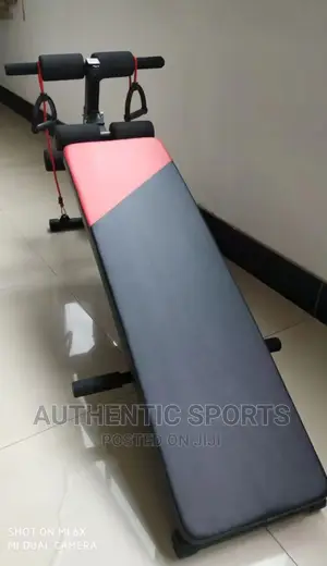 Adjustable Abdominal Weight Bench With and Training Ropes