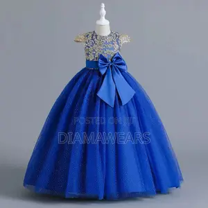 Blue Princess Unique Fashion Ball Gown