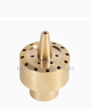 1 Inch Fire Work Fountain Nozzle Water Spray Head Brass