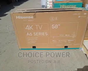 Brand New Hisense Smart TV. 58A6K. Made by Fouani