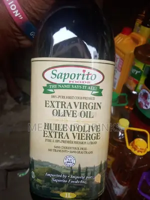 Saporito,100%Pure Cold Pressed Extra Virgin Olive Oil