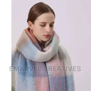 Wide and Thick Muffler for Unisex