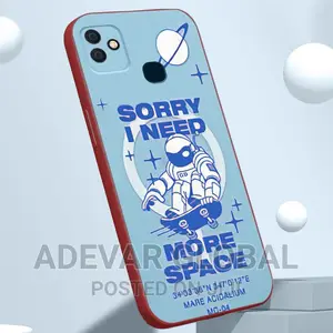 Tecno POP 5 Phone Case Cute Spaceman Phone Back Cover Pouch