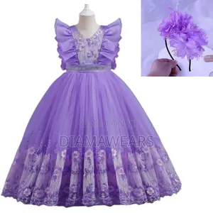 Lilac Princessbl Birthday Party Unique Full Ball Gown