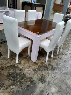 6 Seater White Dinning