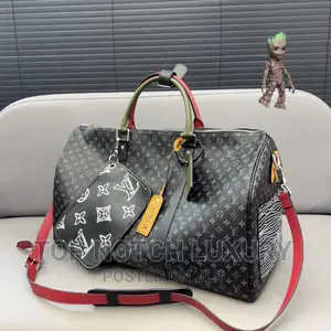 Original Leather *Louis Vuitton Voyage Duffel Bag