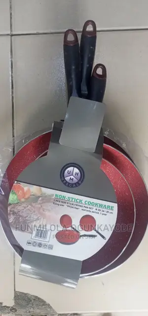 3 In 1 Non-stick Frying Pan Set