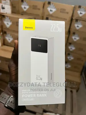 Baseus Star-Lord Power Bank 22.5W 30000mah- Black/White
